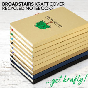 Broadstairs Eco A5 Kraft Paper Notebook - Full Colour